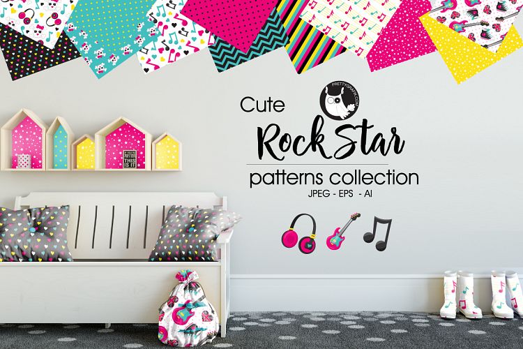 Rock Star Digital Papers