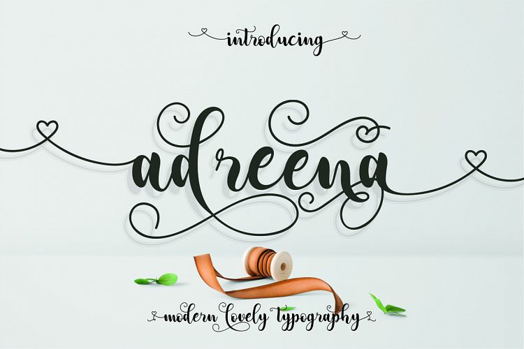 Adreena Lovely Font