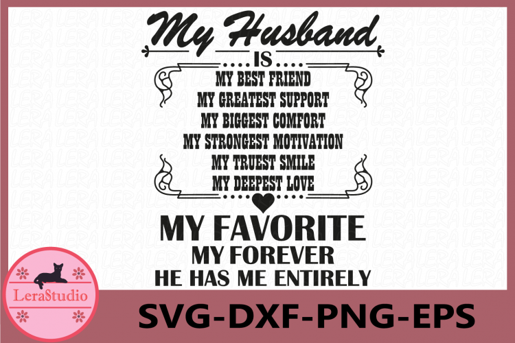 Download My Husband Svg, Cut File For Cricut, Silhouette, Digital ...