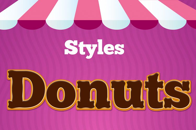Style Donuts -  Add-ons Illustrator 