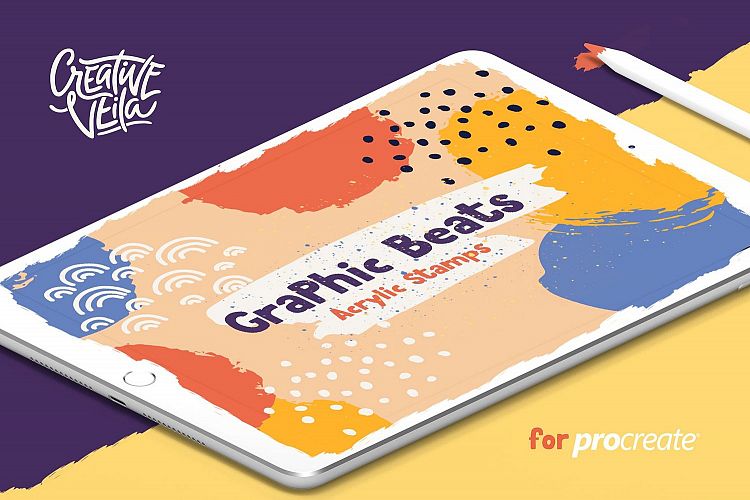 Graphic Beats Brushes for ProCreate