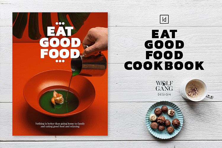 Eat Good Food Cookbook Template