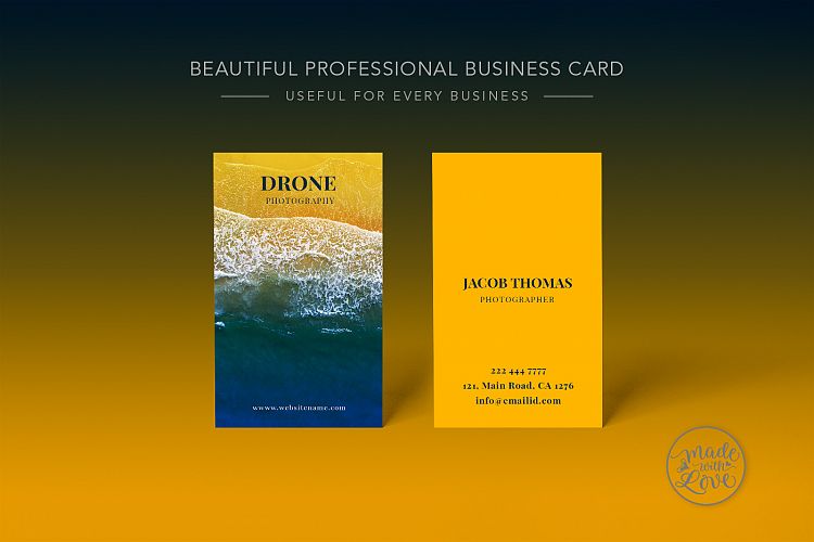 Drone Photography Business Card