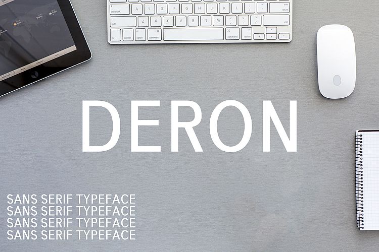 Deron Sans Serif Typeface