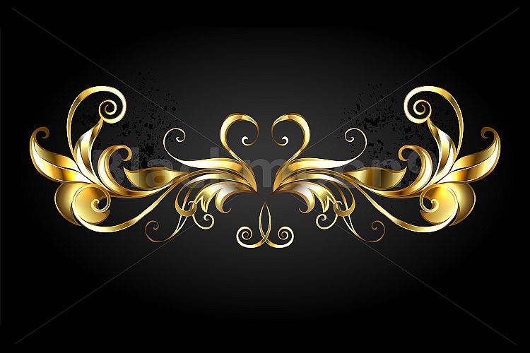Golden Antique Frame Scroll