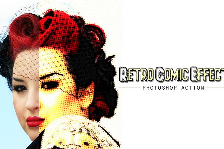 Retro Comic Photoshop Action