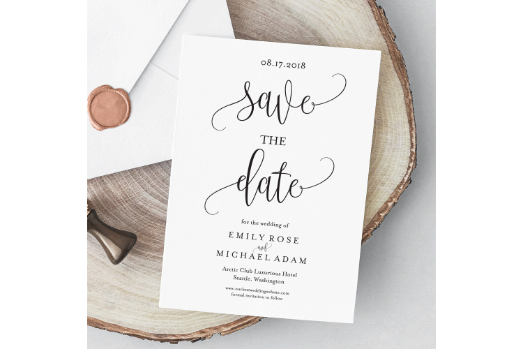 Save The Date Invitation Template PCC_8