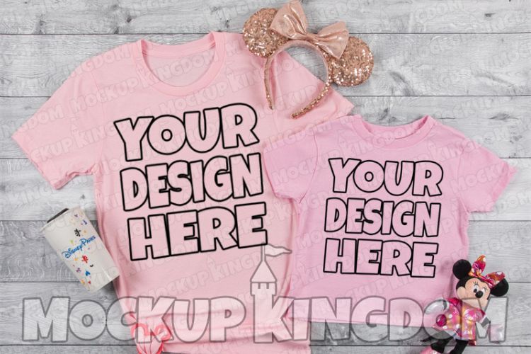 Mommy and Me Mockup, Crew Neck Mockup, Parent Child Mockup