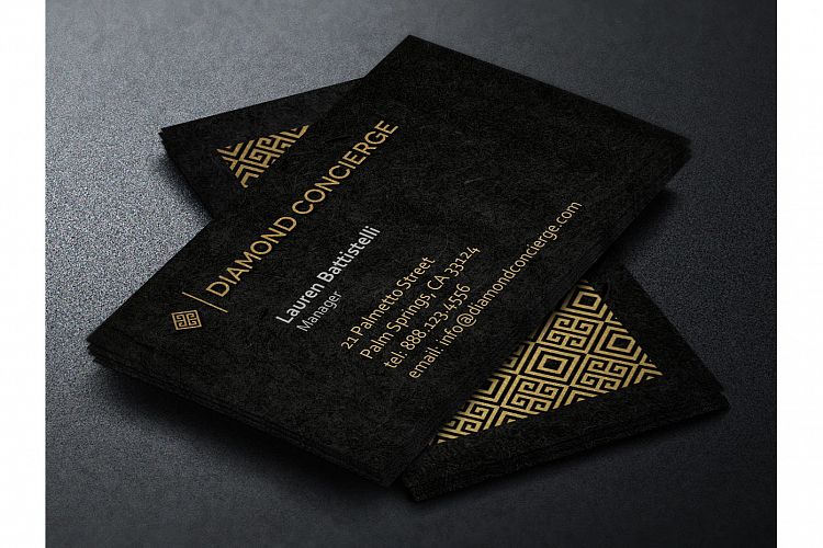 Concierge Business Card Template
