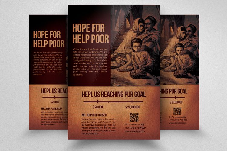 Charity Fund Flyer Template