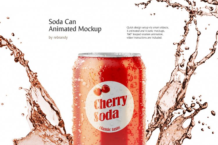 soda can mock up animated