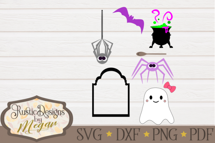 halloween, spider, ghost, cauldron, bat, svg, dxf
