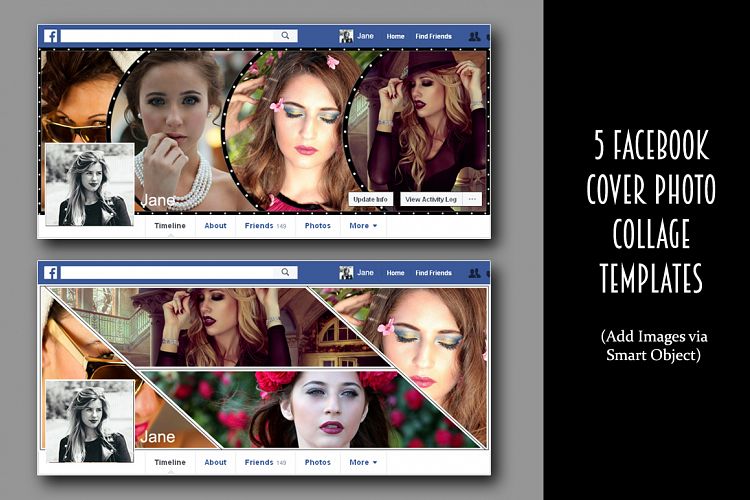 5 Facebook cover photo collage