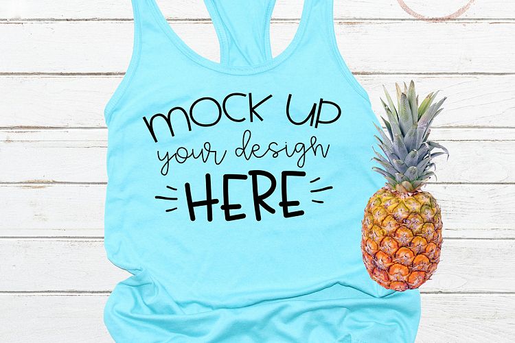 Mock up Next Level 1533 Tahiti Blue Mockup