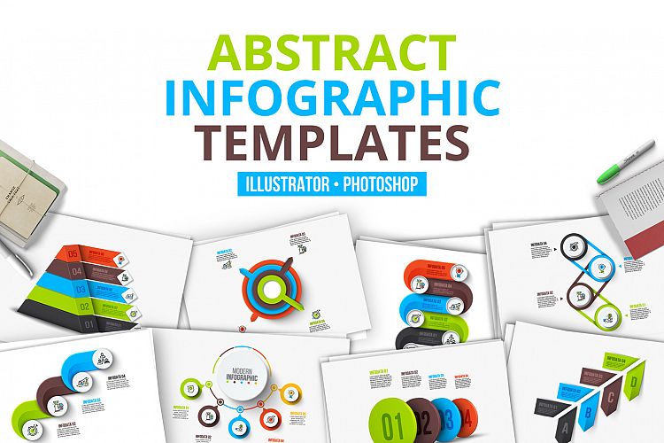 Abstract infographic templates