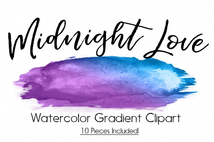 Download Free Objects Download Brush Strokes Watercolor Clipart Watercolor Splashes Splatter Clipart Planner Clipart Commercial Use Blue Purple Gradient Clipart Sticker Free Design Resources