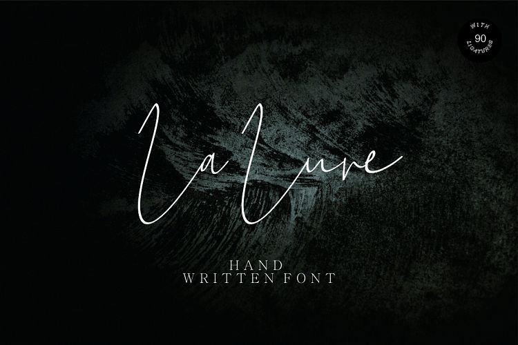 La Lune handwritten font