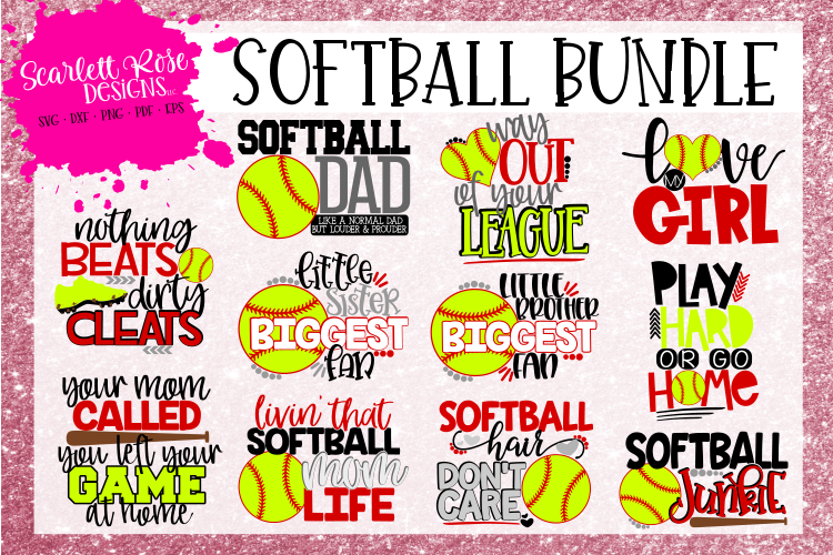 Softball SVG Bundle