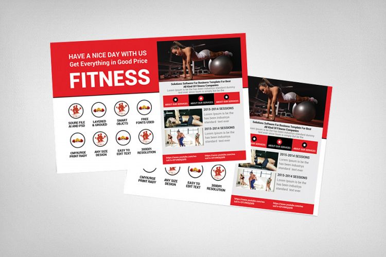 Fitness Post Card