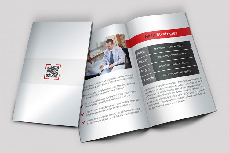 Corporate Business Dealing Bifold Brochure