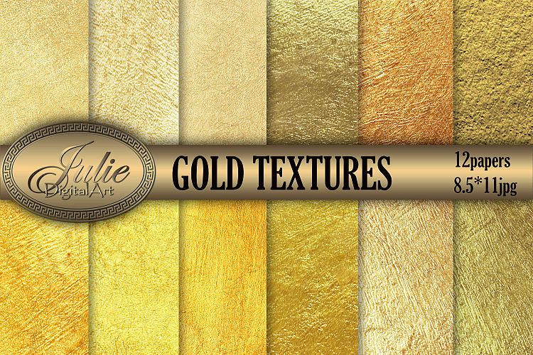 Gold texture digital background 8.5 x 11