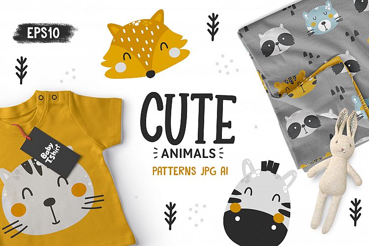 Cute animals character