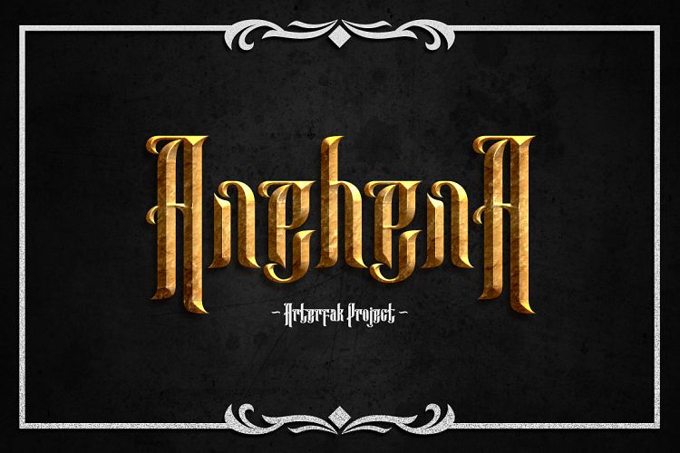 Anehena Typeface