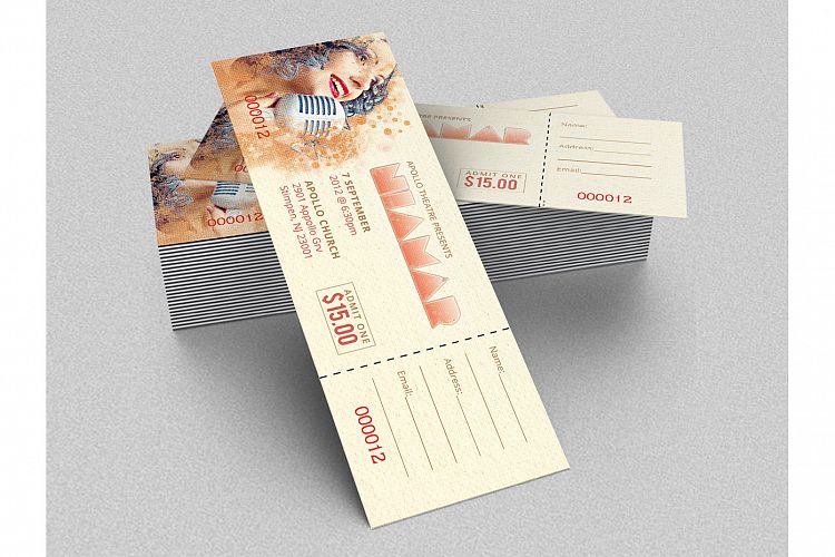 Concert Ticket Template