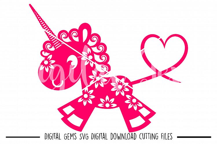 Unicorn SVG / DXF / EPS / PNG files