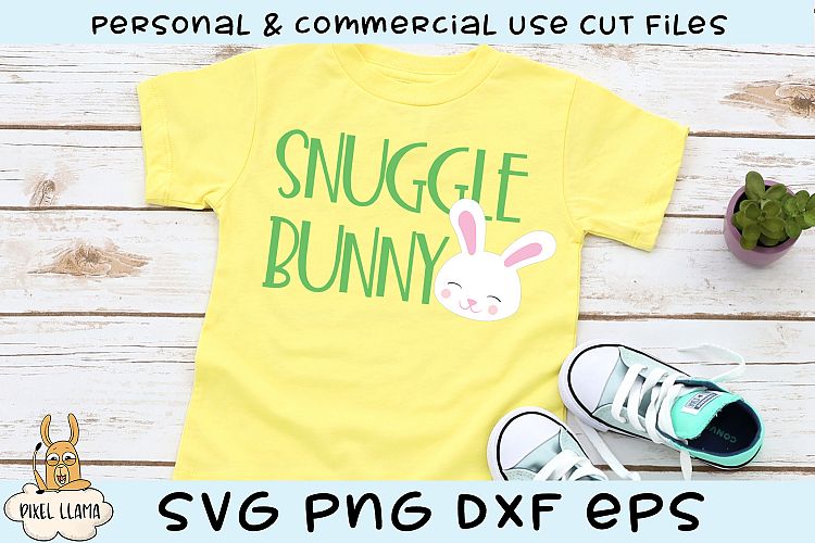 Download Snuggle Bunny Easter SVG Cut File (192086) | SVGs | Design ...