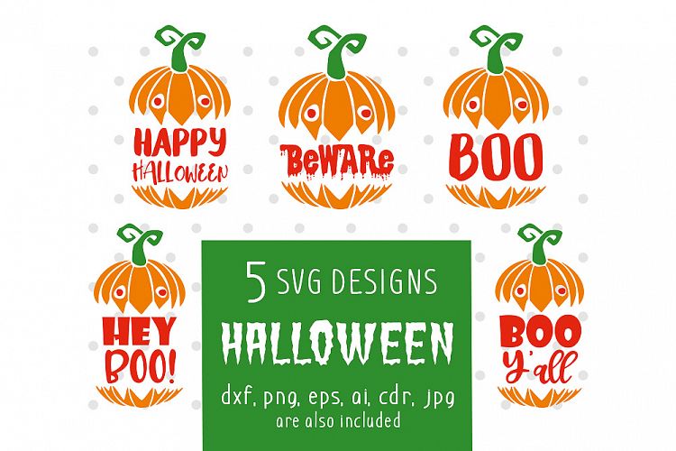 Halloween Bundle - svg, eps, ai, cdr, dxf, png, jpg