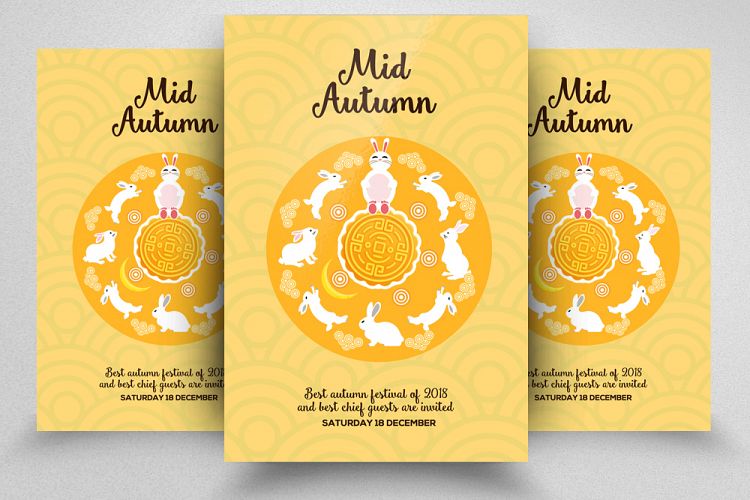 Mid Autumn Flyer Template