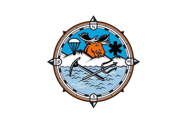 Moose Pararescue Mascot
