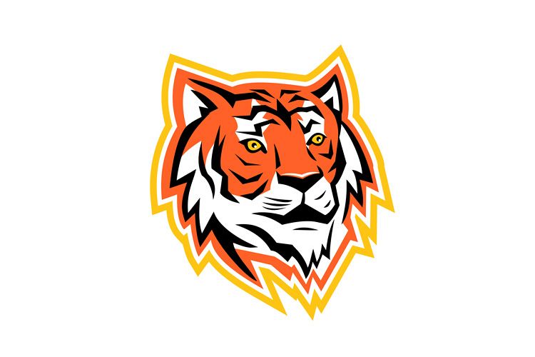 Bengal Tiger Head Mascot