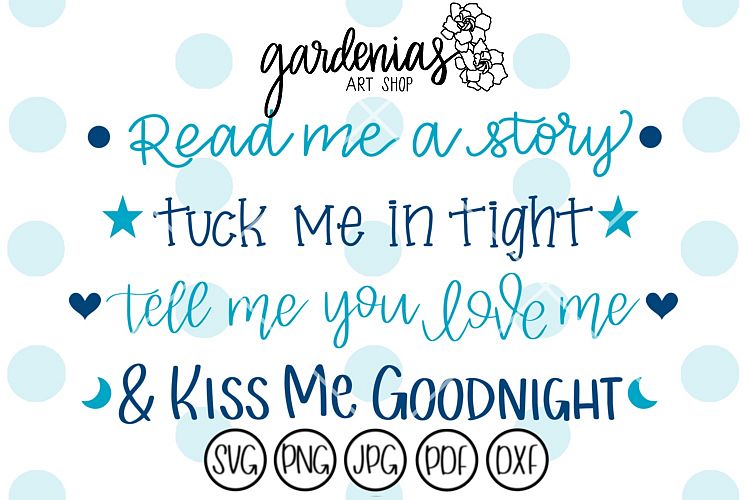 Read Me a Story   Kiss Me Goodnight