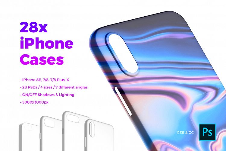 28x iPhone Cases Mockups