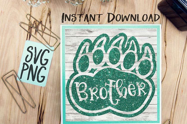 Download Brother Bear Paw SVG PNG Cricut Cameo Silhouette Brother Scan & Cut Crafters Cutting Files for ...