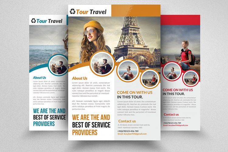 World Tour Travel Holiday Flyer