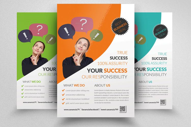 Business Solution Consultant Flyer Template