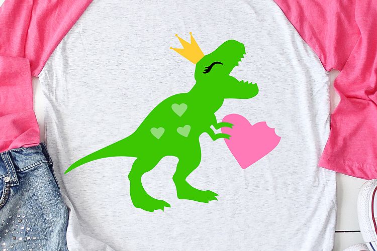 Girl Dinosaur SVG, DXF, PNG, EPS