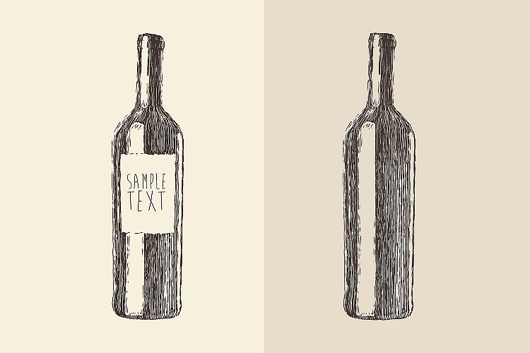 Bottle of wine example image 1