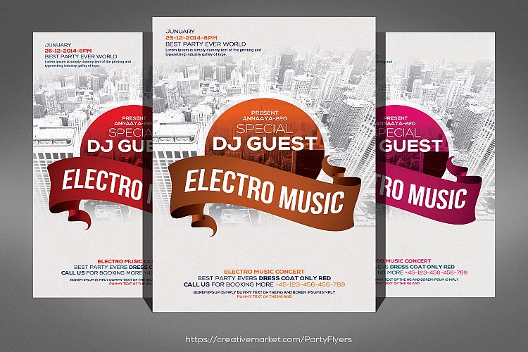 Electro Music Flyer