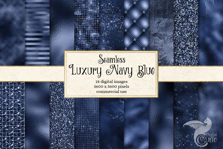 Luxury Navy Blue Textures example image 1