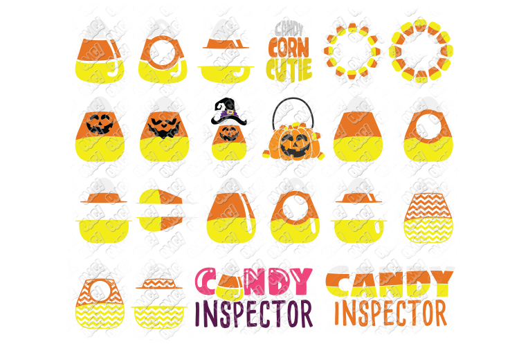 Candy Corn SVG Halloween Bundle SVG, DXF, PNG, EPS, JPEG