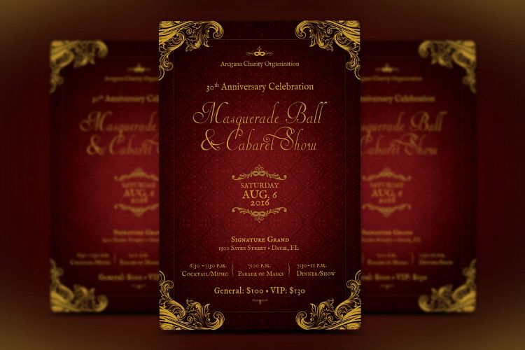 Cabaret Show Flyer Template