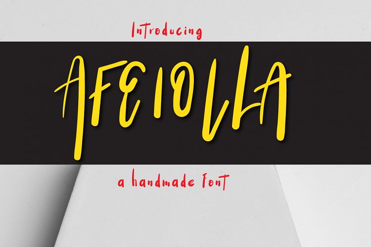 Afeiolla Typeface