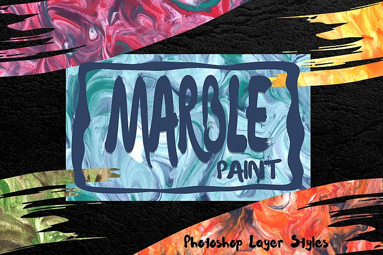 Marble Paint Styles for Photoshop