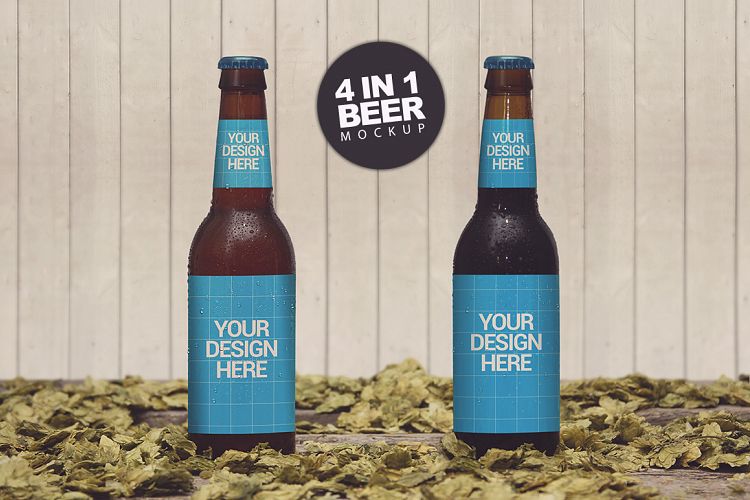 Beer Styles 4 in 1 Mockup example image 1