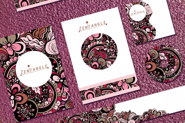 Zentangle style cards vol2