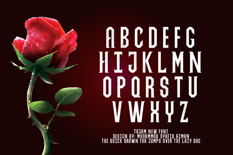 TAJAM FONT